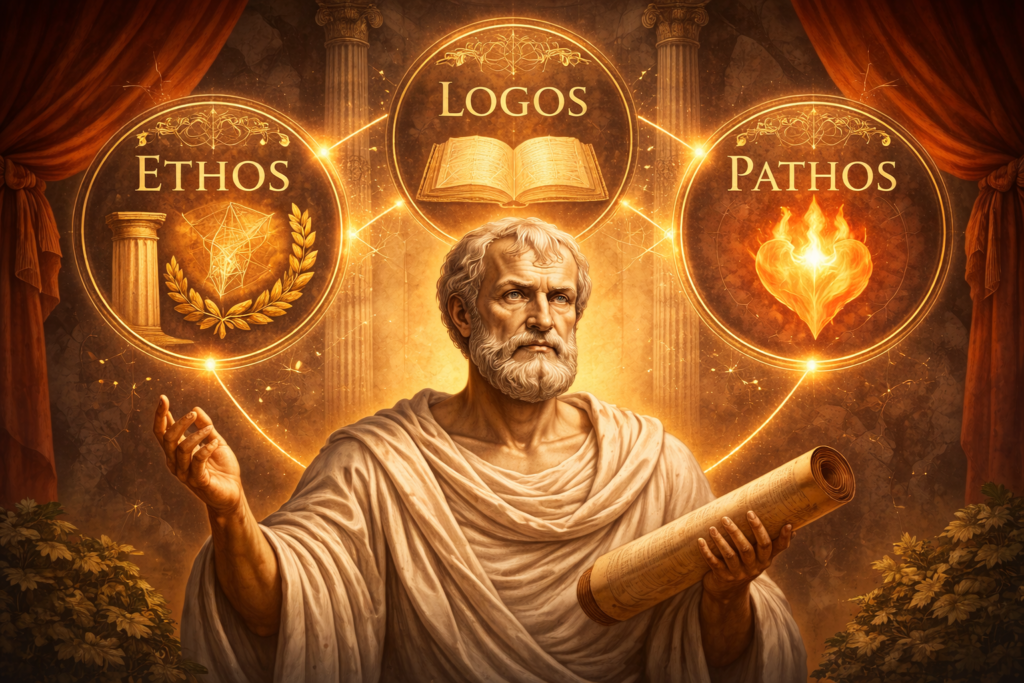 Aristóteles os três pilares da Retórica